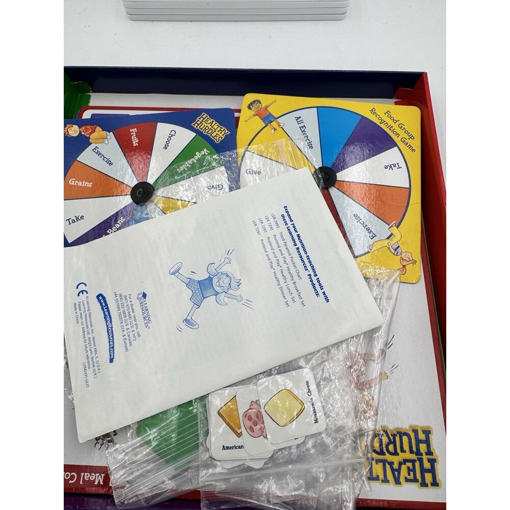 HEALTHY HURDLES Health & Nutrition Game Ages 6+ Complete - Picture 3 of 10